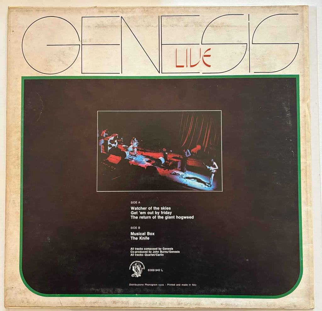 Genesis – Live - Echoes musicstore
