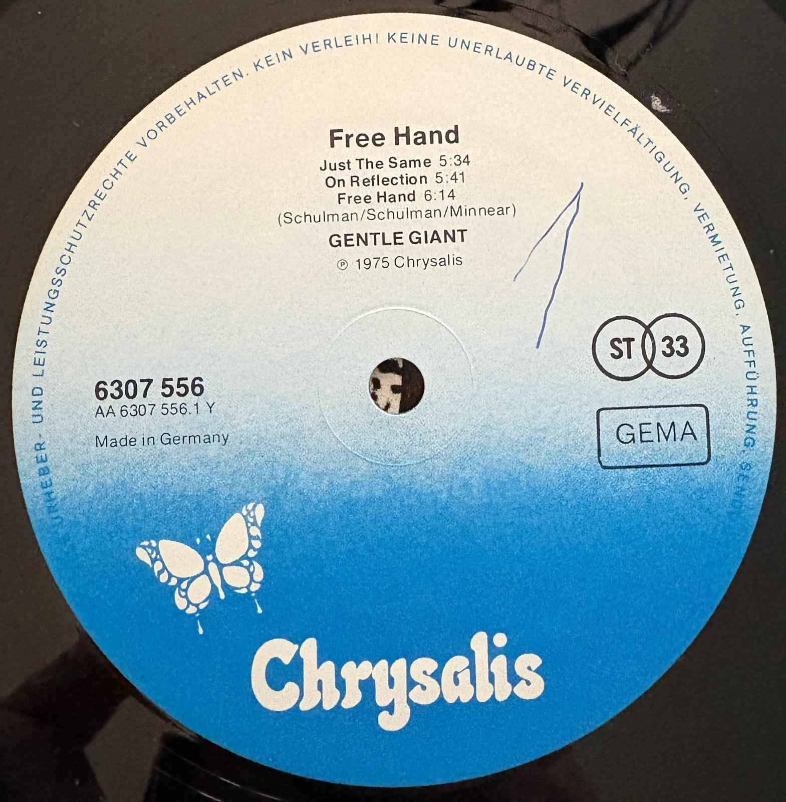 Gentle Giant – Free Hand - Echoes musicstore