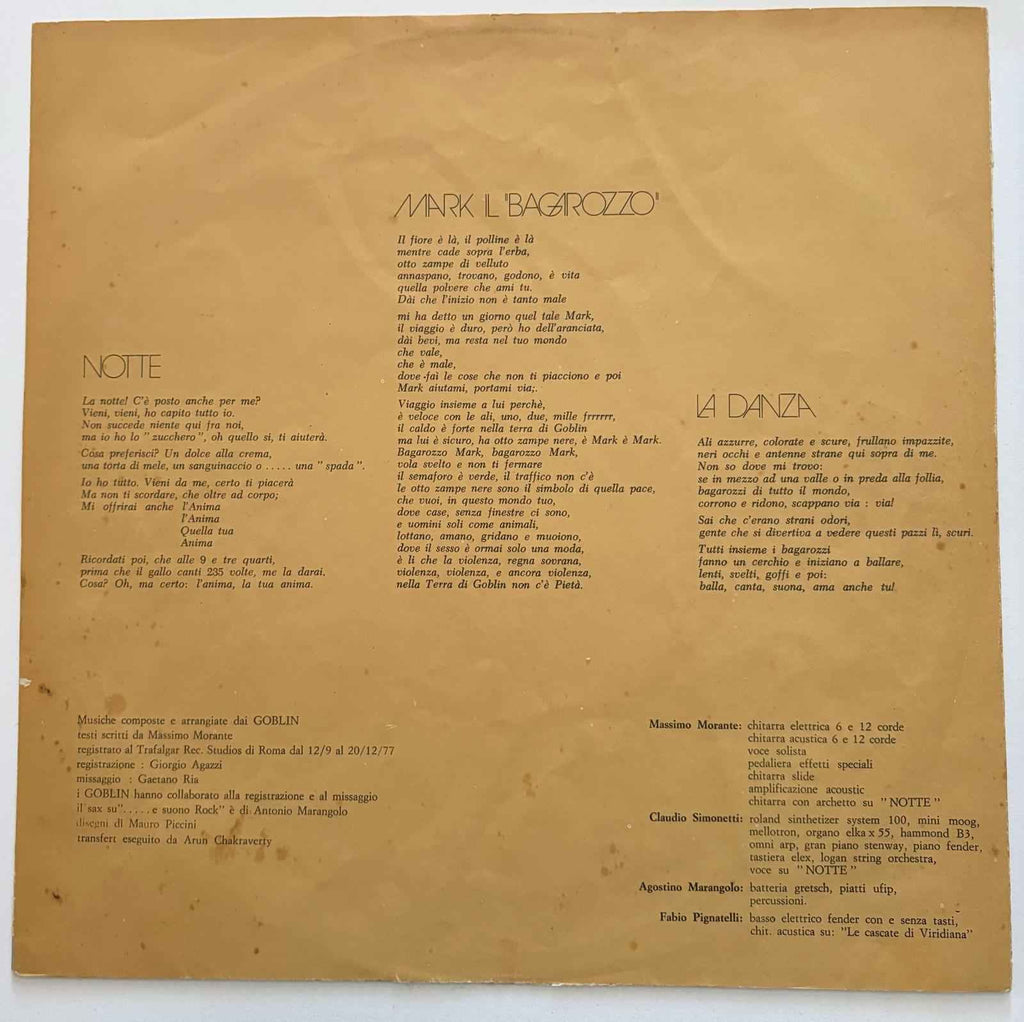 Goblin – Il Fantastico Viaggio Del "Bagarozzo" Mark