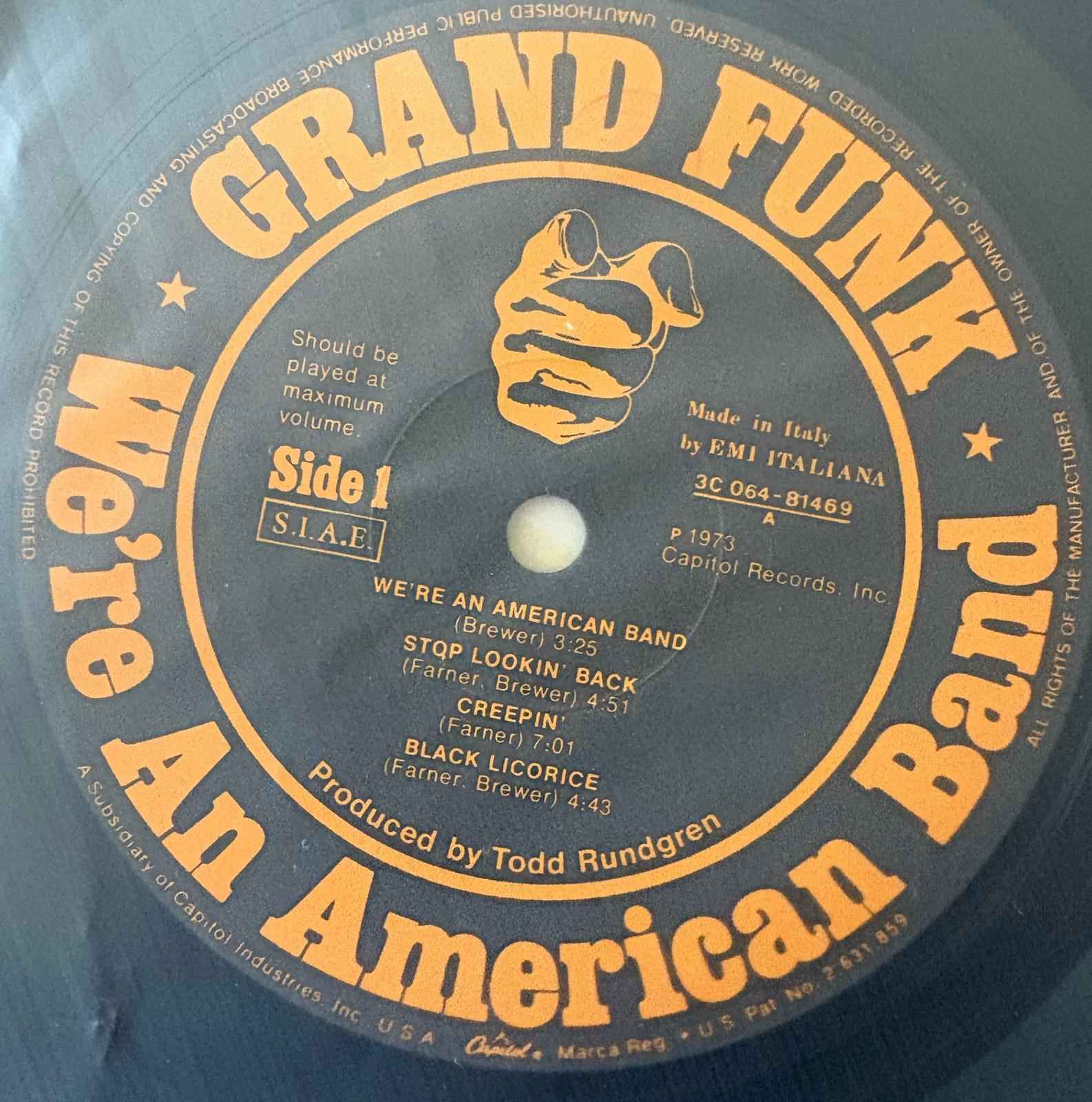 Grand Funk Railroad – We're An American Band - Echoes musicstore