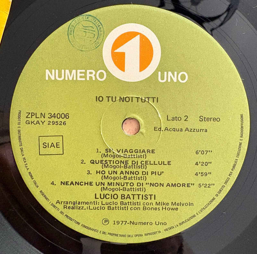 Lucio Battisti – Io Tu Noi Tutti