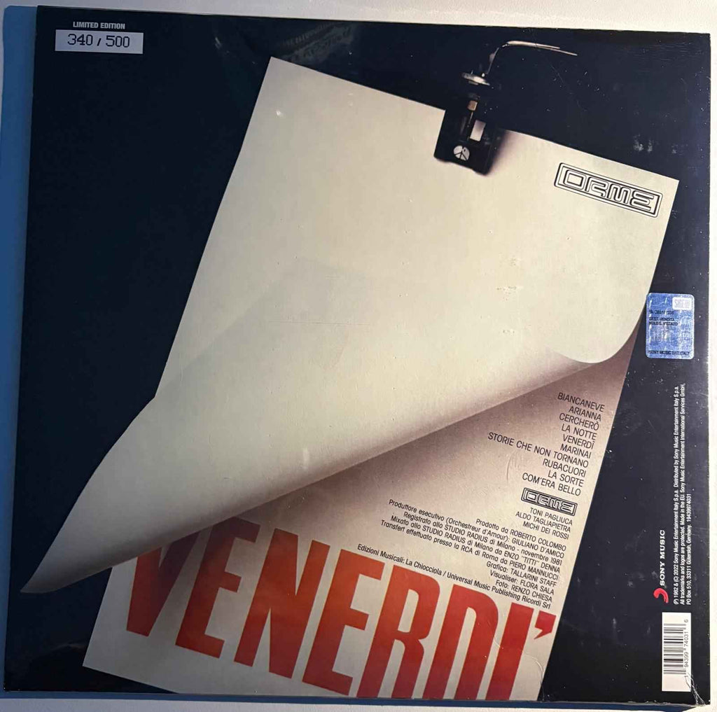 Le Orme – Venerdì