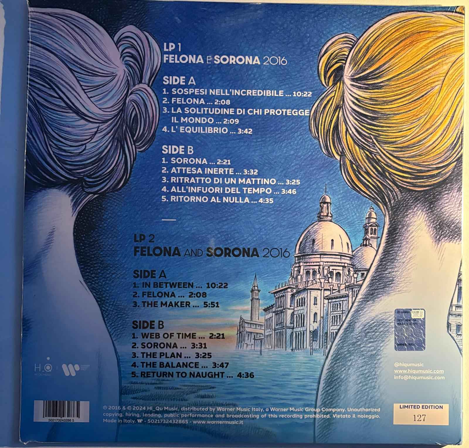 Le Orme – Felona E/And Sorona (2016)