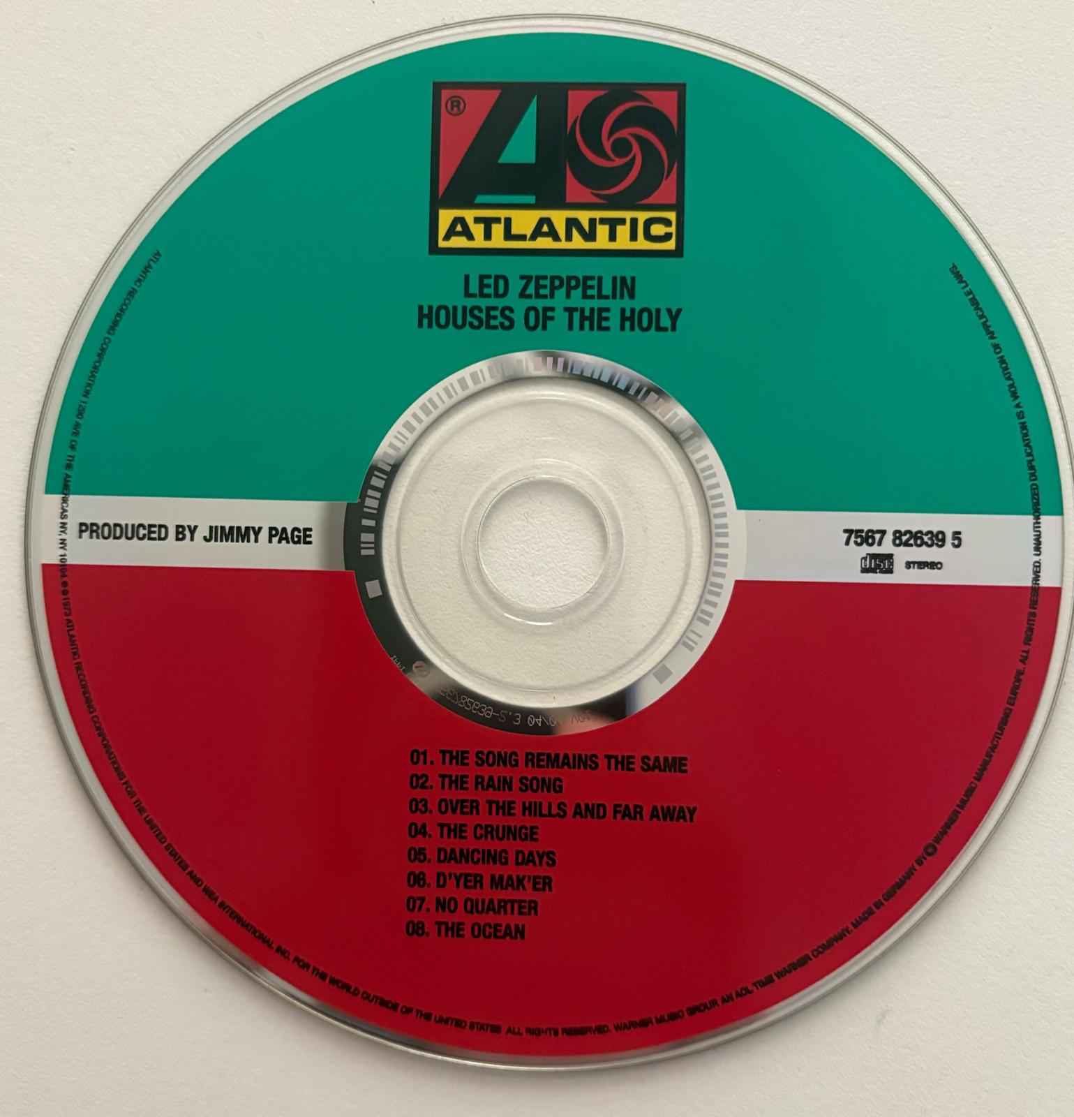 Led Zeppelin – Houses Of The Holy  -  CD Papersleeve replica LP