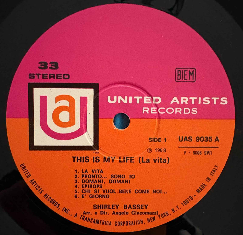 Shirley Bassey – This Is My Life = La Vita - Echoes musicstore