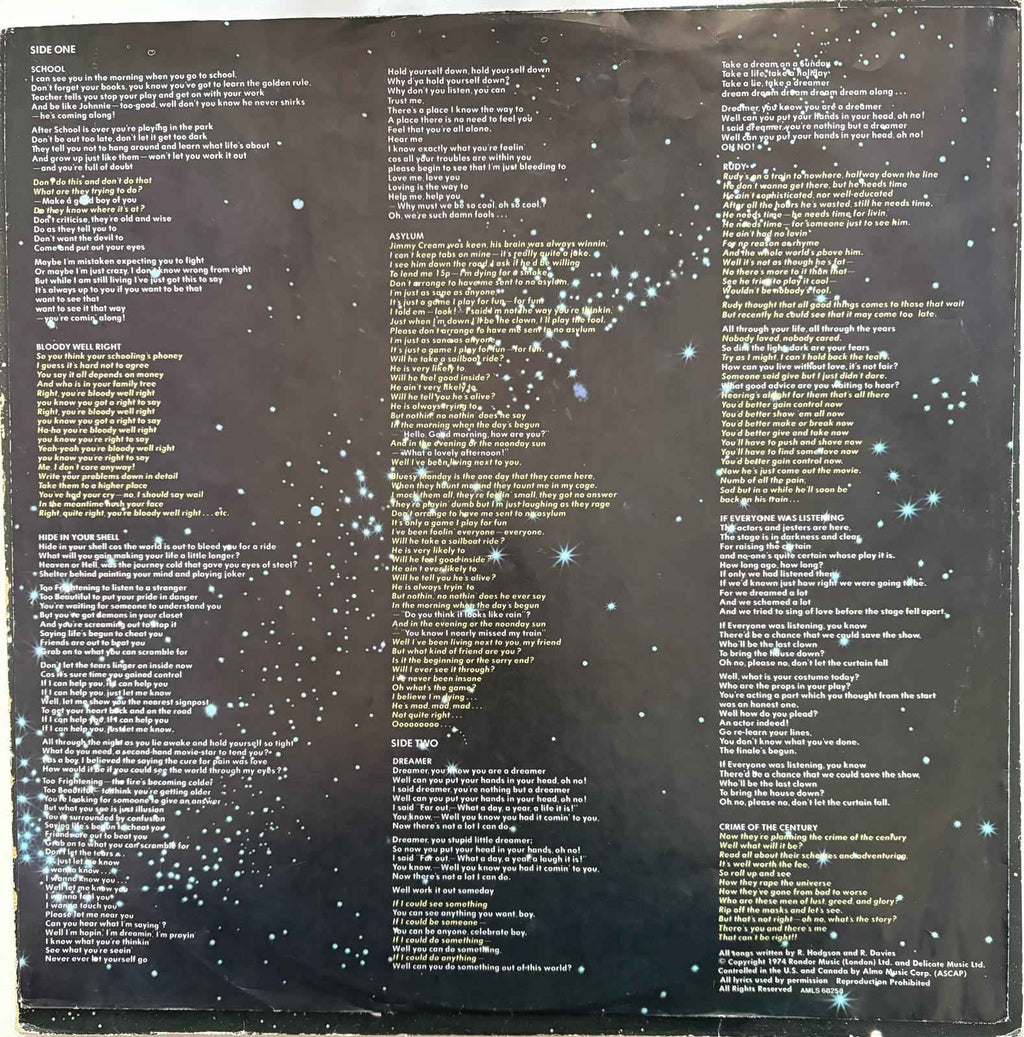 Supertramp – Crime Of The Century