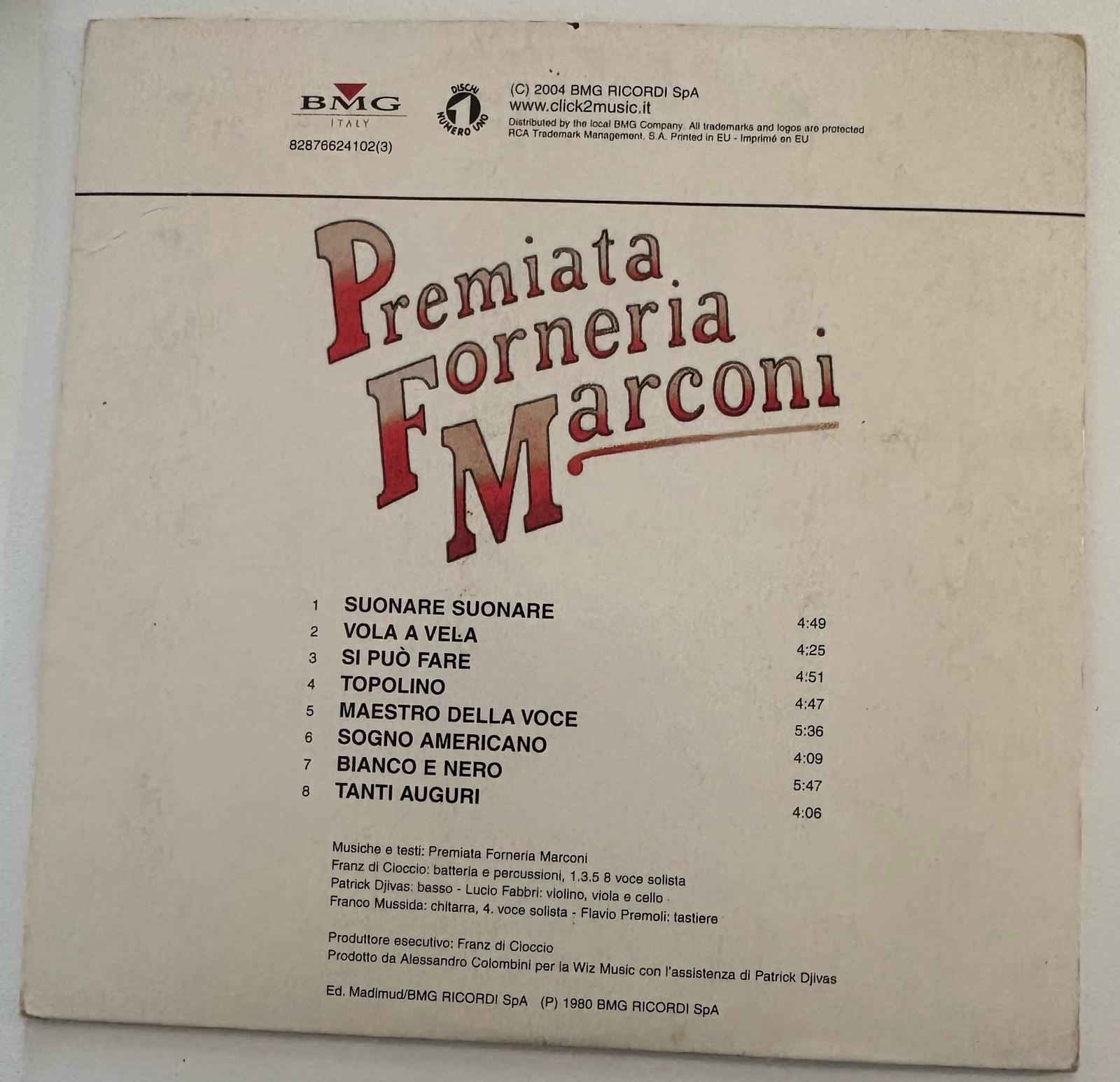 Premiata Forneria Marconi – Suonare Suonare  CD Paper Sleeve (Fuori catalogo)