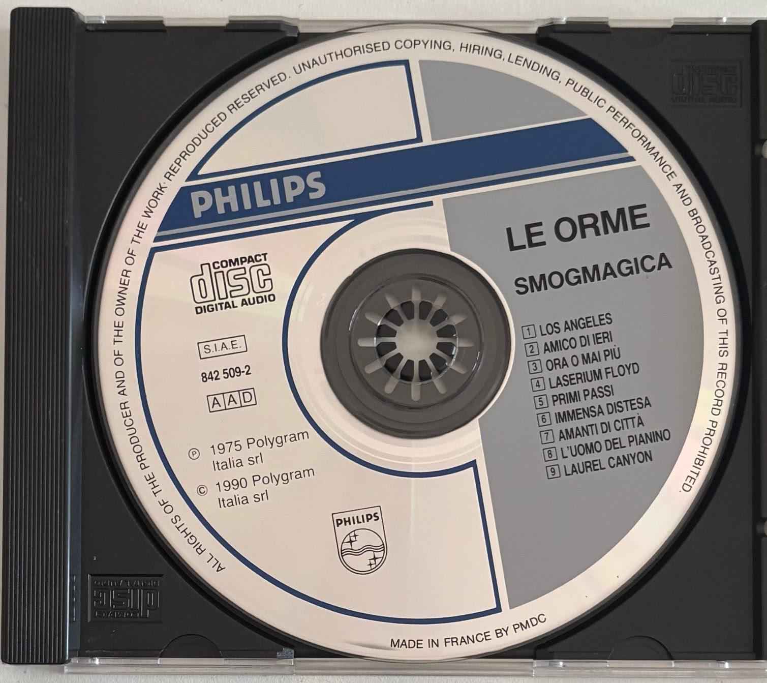 Le Orme – Smogmagica  CD