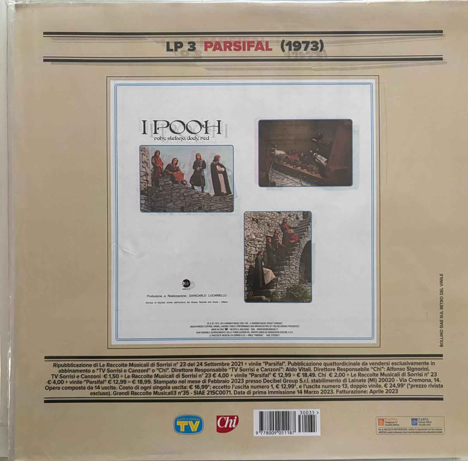 I Pooh – Parsifal ( Ristampa Editoria TV Sorrisi)