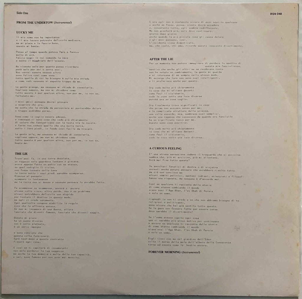 Tony Banks – A Curious Feeling