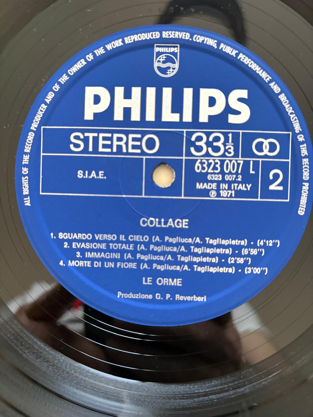 Le Orme – Collage Prima Stampa 1971 in Vinile NM