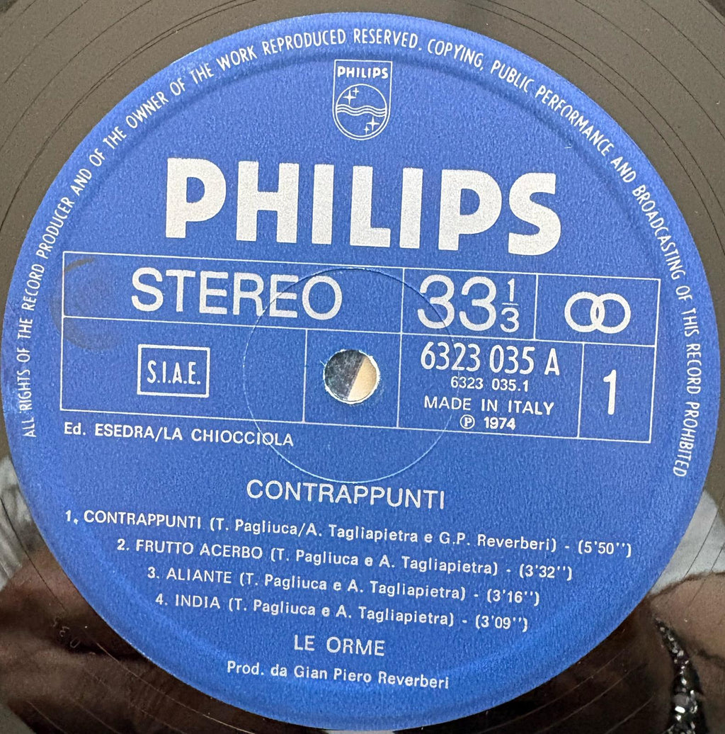 Le Orme – Contrappunti Prima Stampa 1974 in Vinile VG+
