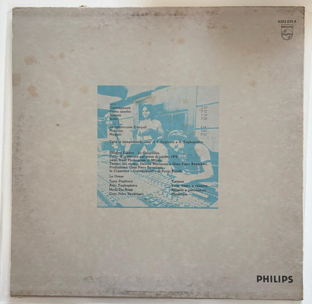 Le Orme – Contrappunti Prima Stampa 1974 in Vinile VG+
