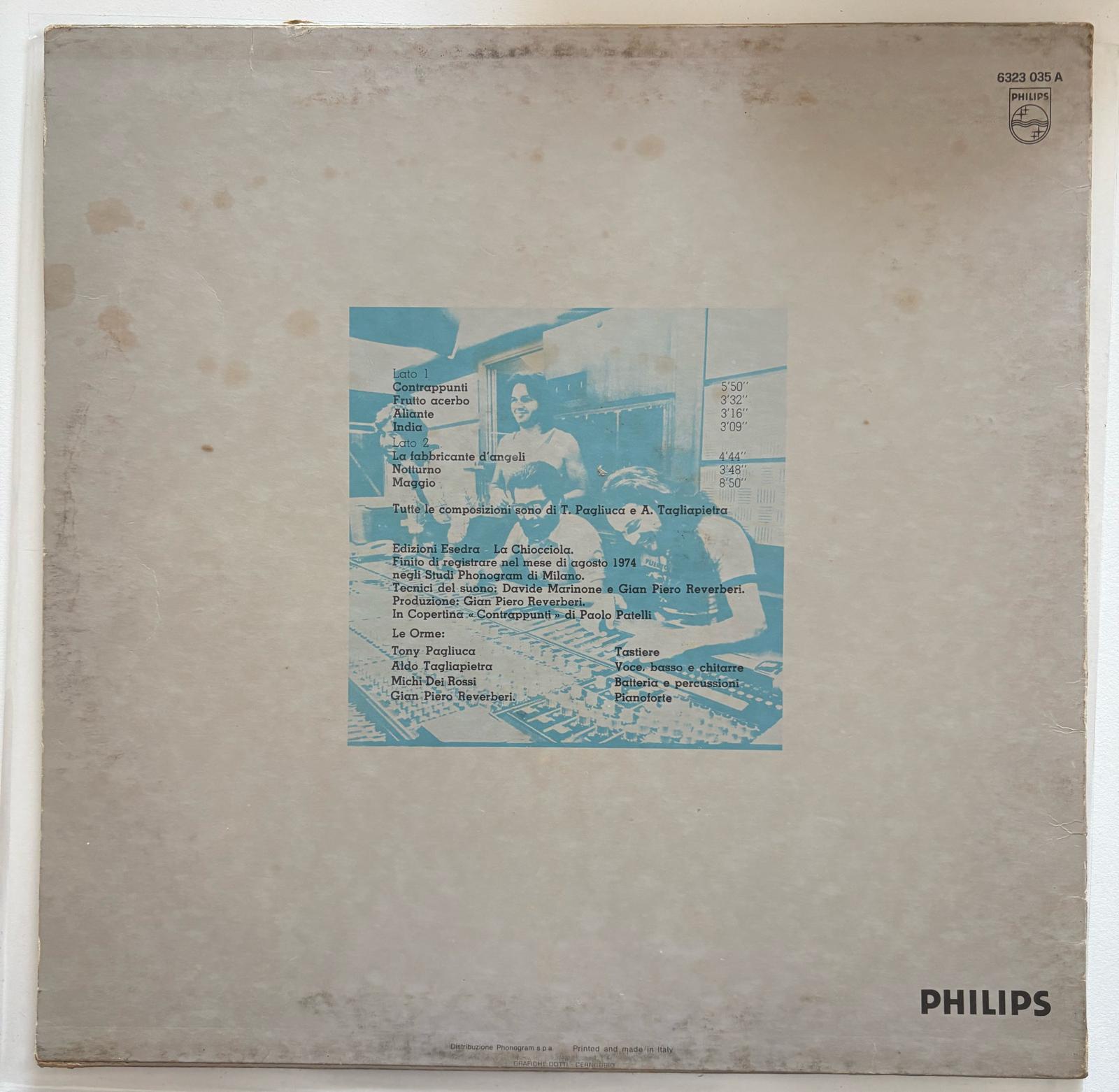 Le Orme – Contrappunti Prima Stampa 1974 in Vinile VG+