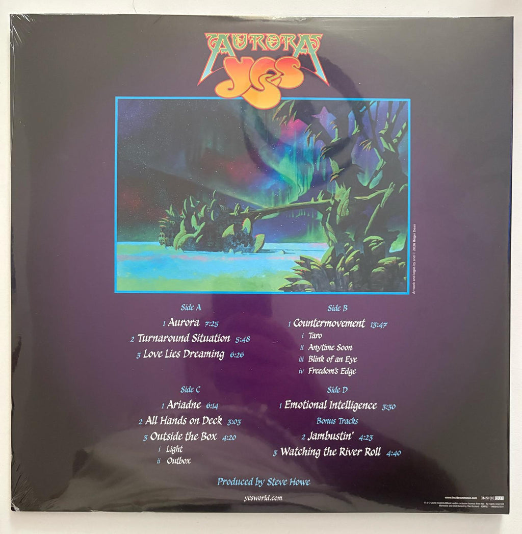 2LP Yes – Aurora (2026) | Limited Edition Grape Translucent 180g