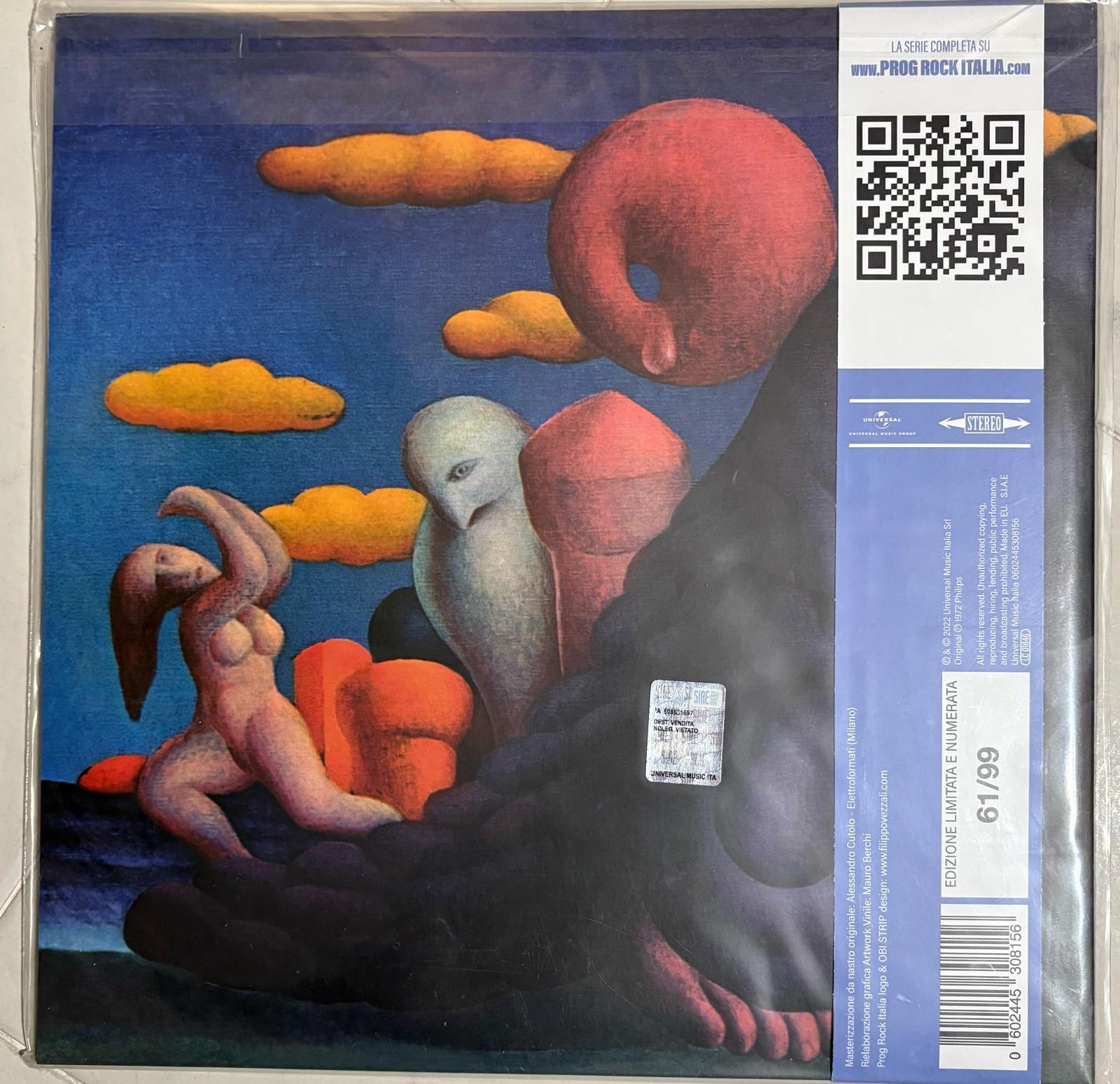 Universal Italy – Prog Rock Italiana Series – 9 Rare Coloured Vinyl Records