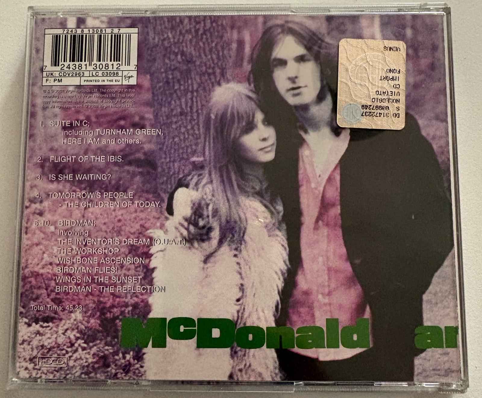McDonald & Giles – McDonald & Giles  CD