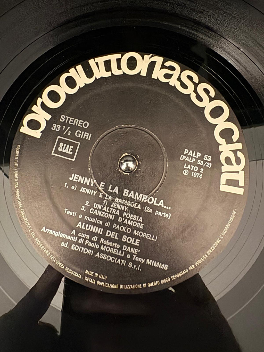 Gli Alunni Del Sole – Jenny E La Bambola... (1974 | Prima Stampa Italiana | Gatefold)