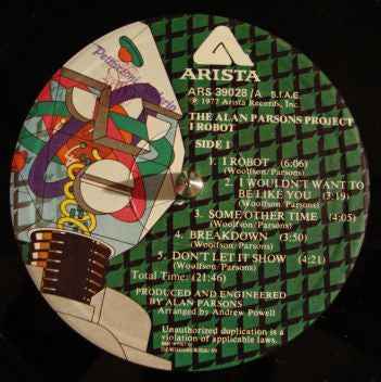 The Alan Parsons Project – I Robot - Echoes musicstore