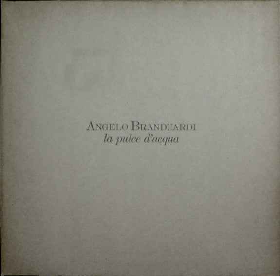 Angelo Branduardi – La Pulce D'Acqua