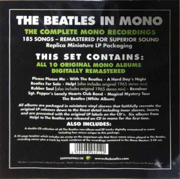 Cofanetto The Beatles in Mono - Edizione Limitata con Suono Originale