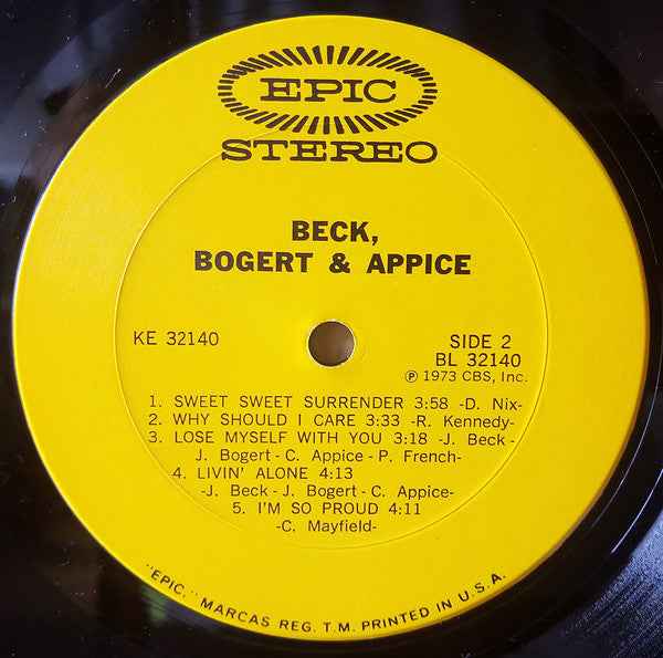 Beck, Bogert & Appice – Beck, Bogert & Appice