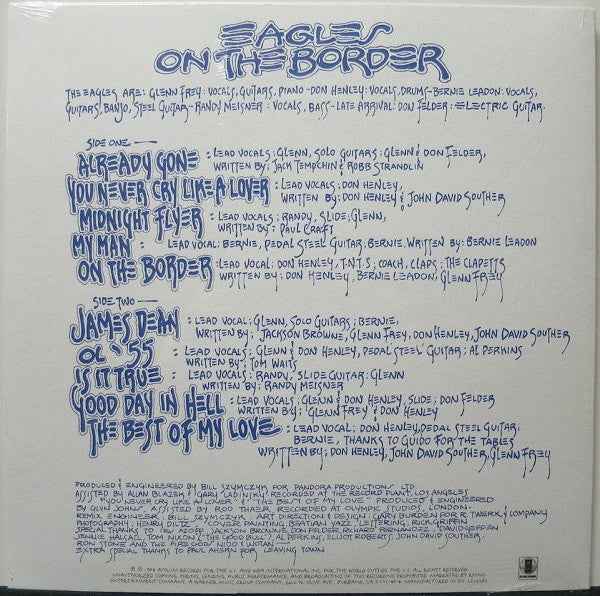 Eagles ‎– On The Border - Echoes musicstore