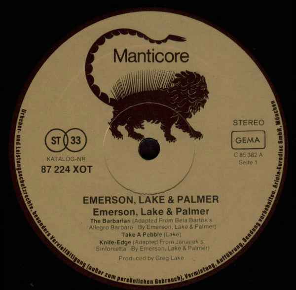 Emerson Lake & Palmer – Emerson Lake & Palmer - Echoes musicstore