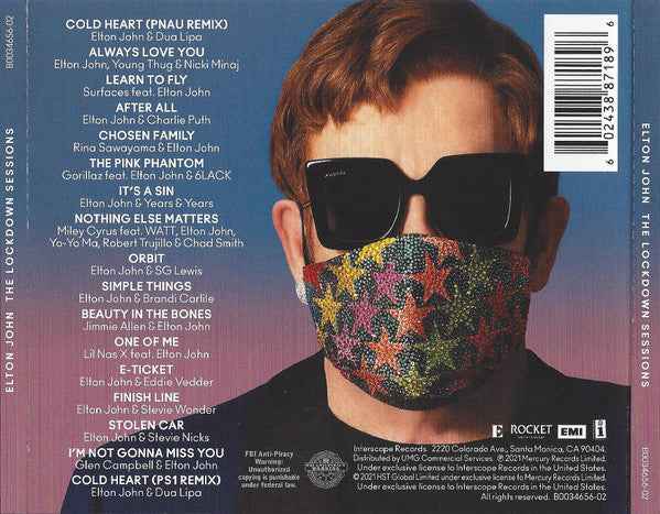 Elton John – The Lockdown Sessions - Echoes musicstore