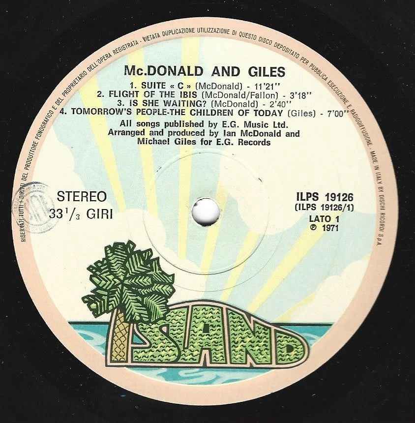 McDonald & Giles – McDonald & Giles - Echoes musicstore