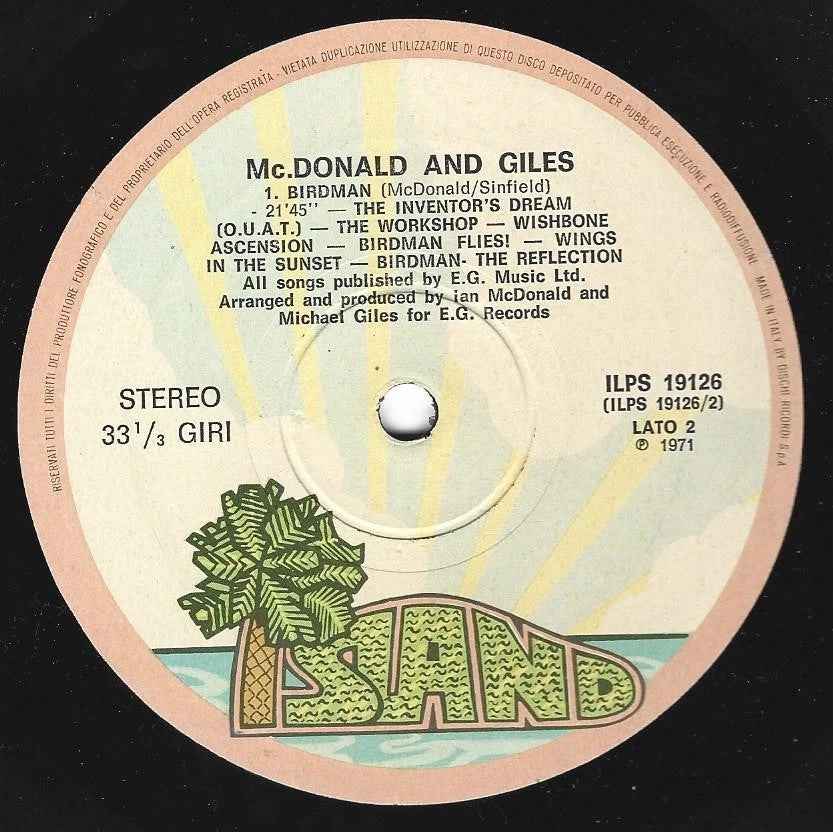McDonald & Giles – McDonald & Giles - Echoes musicstore