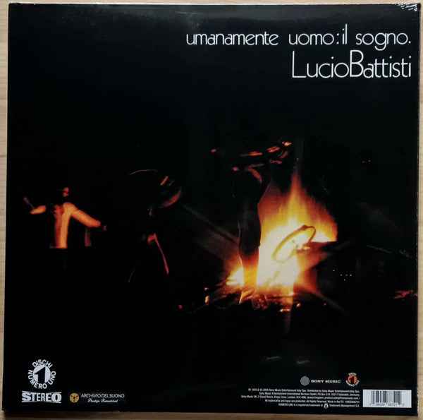 Lucio Battisti album vinile - Umanamente Uomo: Il Sogno