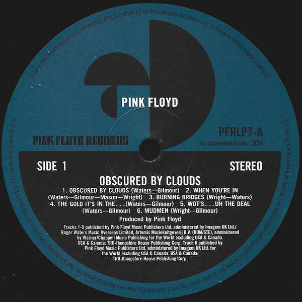 Pink Floyd – Obscured By Clouds