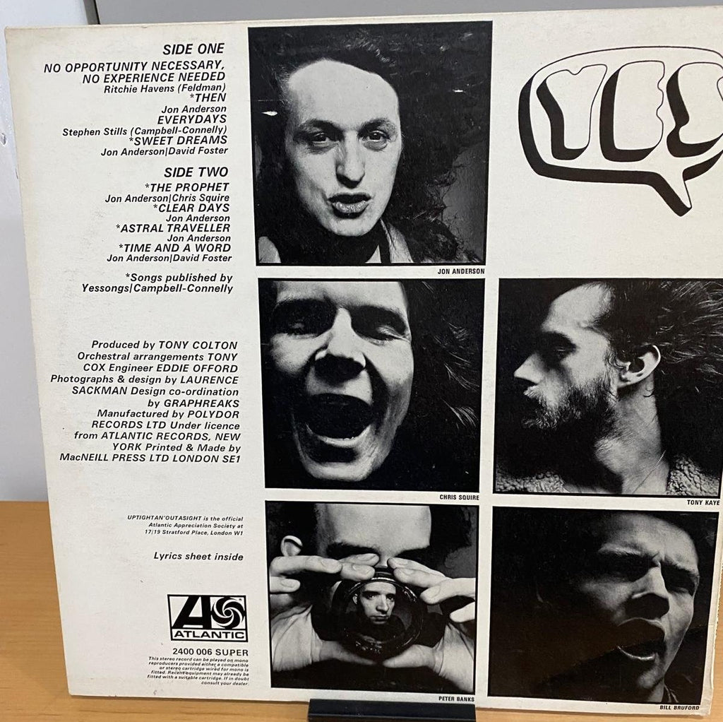 Yes – Time and a Word | Prima Stampa UK Stereo 1970 | EX